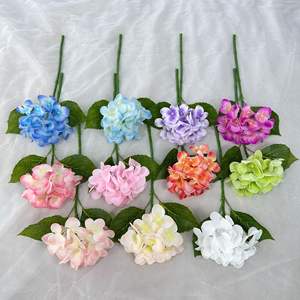 Décoration de mariage haut de gamme, 24 pièces de fleurs artificielles d'hortensia, décoration de la maison, vacances, hortensia en gros - Product Image 4