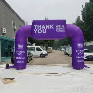 Gerbang Tiup PVC Berkualitas Tinggi Kedap Udara untuk Iklan, Model Kaki Ganda dengan Pompa Udara dan Tas Pembawa untuk Acara Pembukaan Toko - Product Image 5