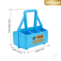 Porte-bouteilles d'eau sportifs pour équipe, support de rangement latéral pour 6 bouteilles, sac de sport, fournitures pour événements de football et basketball