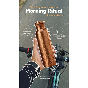 Luxury Handcrafted wholesale copper water bottle gift copper bottle handcrafted copper bottle kitchen water bottle - Product Image 3
