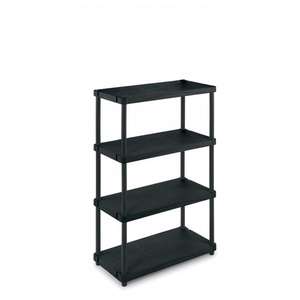 TERRY - 1002650 Unité modulaire extérieure en résine 4 étagères 80x40x139 - EAN 8005646026508 SHELVING UNITS - Product Image 1