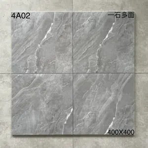 Modern Anti-Slip Matte 400x400mm Small Floor Tile for Interior for Bathroom Kitchen Garage Balcony Hotel Usage Accent Tiles