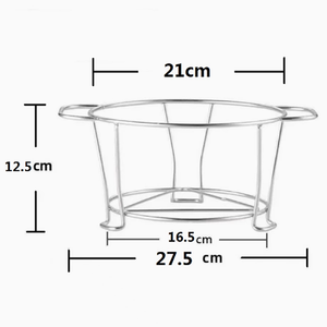 Vente en gros de chauffe-plats empilables pleine taille pour buffet de traiteur présentoir de service de chauffe-plats jetable en fil métallique - Product Image 4