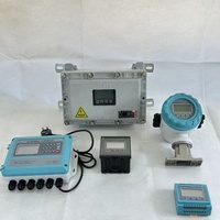 Medidor de Flujo Ultrasónico Multicanal, Control Cuantitativo Digital de Agua, 220V/24VDC, RS485, Montaje en Pared