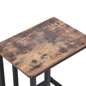 Petit Meuble Bureau Salon Chambre à coucher Toboggan Mobile Sous le Canapé <span class=keywords><strong>Table</strong></span> Basse d'Appoint avec Roulettes
