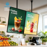 Boîte à lumière publicitaire ultra-mince rétroéclairée pour affiches, affiches de films, menus, écran LED intérieur, cadre photo LED, boîte à lumière en cristal