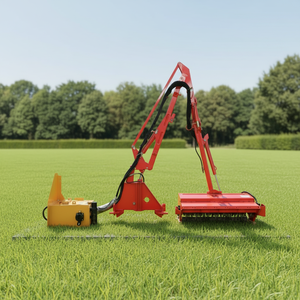 Trinciatrice Laterale Efficiente Montata su Trattore, Portata 5M con Spostamento Idraulico per il Taglio della Vegetazione su Fossi, Sponde e Strade - Product Image 1