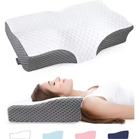 Fabricant professionnel de mousse de polyuréthane PU sur mesure, oreiller en mousse à récupération lente, oreiller ergonomique de soutien cervical