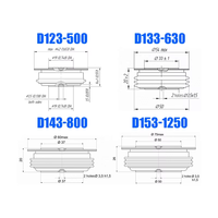 Diodes redresseuses à disque russes D123-500A D133-600A D143-800A D123-500A