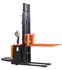 Electric Stacker ELES-15H 1.5t 4.5m 5m 5.5m 6m Stand Up Electric Stacker With Rider Platform