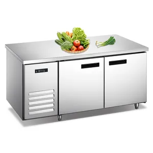 批发单温冰柜深冰柜商用不锈钢工作台冰箱