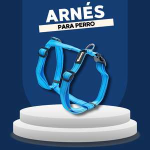 Arnés Reflectante de Nailon para Perro Yommy, Ajustable en Cuatro Puntos, Anti-Tirones, Distribución de Presión, Ajuste Cómodo - Product Image 2