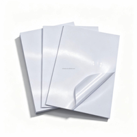 Papier autocollant en vinyle brillant A4, imperméable, imprimable, 100 µm, pour imprimantes jet d'encre et laser, feuilles d'autocollants personnalisées