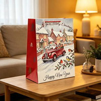 Sac en papier personnalisé avec enregistrement vocal, sac cadeau réutilisable pour anniversaire Noël