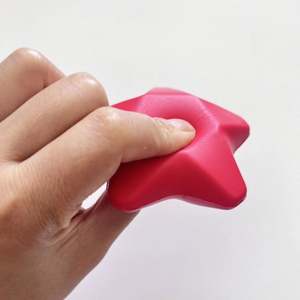 Custom Star-Shaped PU Stress Relief <b>Squeeze</b> Toy Custom Logo Anti-Pressure Soft Rubber <b>Ball</b> for Promotional Gift Toy - Product Image 1