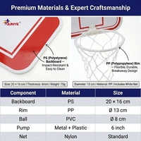 Mini panier de basket OEM ODM pliable et portable pour montage mural intérieur avec impression de logo personnalisée et emballage