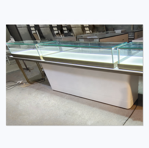 Cao Cấp Dài Trang Sức Hiển Thị Bảng Với <span class=keywords><strong>Glass</strong></span> Bảng <span class=keywords><strong>Top</strong></span> Showcase Đối Với Trang Sức Cửa Hàng Hiển Thị - Product Image 1