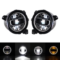 Remplacement des phares à LED côté droit et gauche pour Jeep Jl et Gladiator Jt 2018-2026 avec clignotant