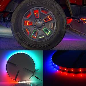 <span class=keywords><strong>Shiping</strong></span> di goccia luce up ruote da skate roller promozione Illuminato motore a quattro ruote luce RGB Colorful smart wheel luce kit di ricambio - Product Image 5