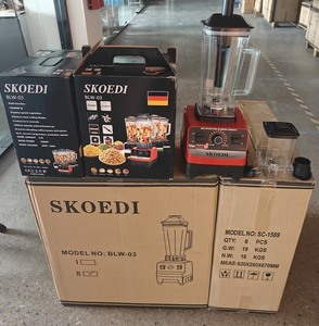 공장 직판 220v 아프리카 8500w 주방 가전 EU 플러그 <span class=keywords><strong>2</strong></span> in 1 ABS+PC 모터 2L+1L 더블 컵 다기능 푸드 프로세서 - Product Image 2