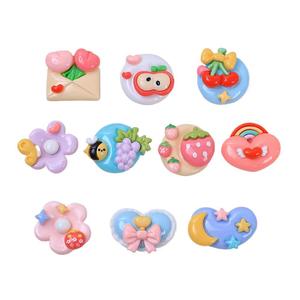 Decorazioni in Resina Plastica per Cover Telefono Stile Instagram, Design 'Sweet Berry Dream Diary', Accessori per Fermagli per Capelli - Product Image 5