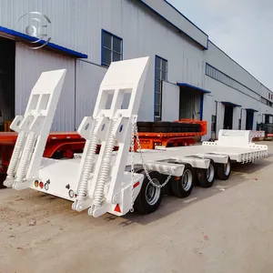 ZW Group 3 axles cimc trailers 40ft container trailer lowbed semi trailer for sale