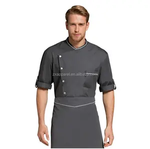 Chef Jacket Hotel Chef's Uniform Short Sleeve Mesh Breathable Workwear shirt Catering Restaurant Kitchen Bakery wholesale chef