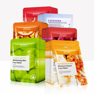 Mascarilla Facial Hidratante y Nutritiva con Extracto de Plantas ZOZU de Marca Privada para Blanquear la Piel - Product Image 1