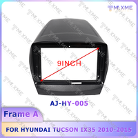 Cadre d'écran de 9 pouces pour autoradio HYUNDAI, cadre pour lecteur DVD de voiture, unités audio de voiture, accessoires pour Hyundai TUCSON IX35 2010-2015