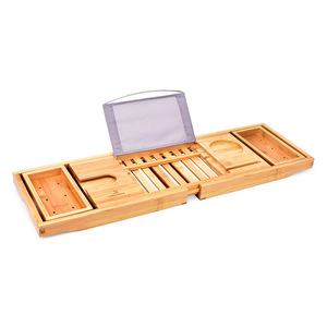 Выдвижной бамбуковый лоток для ванной - Product Image 2