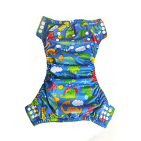 Couches lavables en bambou pour bébé, 5 pièces, en tissu, pantalon d'entraînement pour bébé, couches imprimées