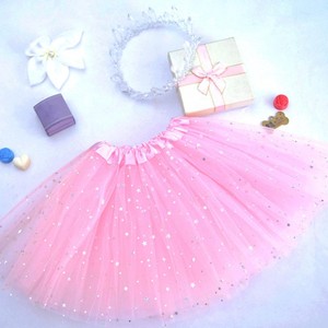 Falda Tutú Infantil para Niña, Falda Tutú Mini con Estampado de Estrellas para Niñas de 3 a 10 Años, Tutú de Ballet - Product Image 4