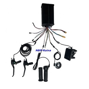 Kit de conversion de <span class=keywords><strong>moteur</strong></span> de moyeu arrière pour vélo électrique NBpower 26'' 27.5'' 29'' MTX, 48-72V 2000W, 45A, à double capteur Hall et onde sinusoïdale - Product Image 2