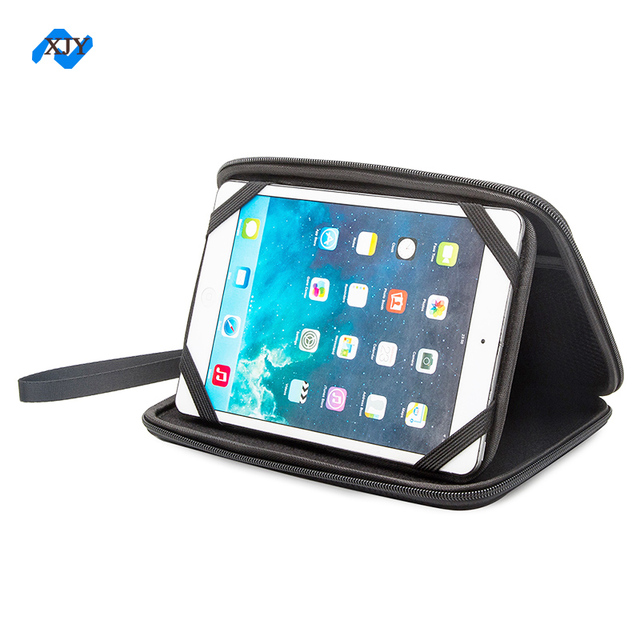 Professional Factory-Made Hard Carry Tablet PC Case Waterproof With Carbon PU Leather EVA Zipper Case Laptop Bags & Covers