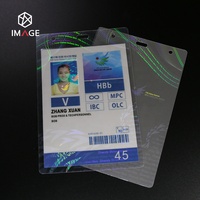 Pochettes de stratification thermique de carte d'identité d'hologramme personnalisées avec Logo UV Invisible