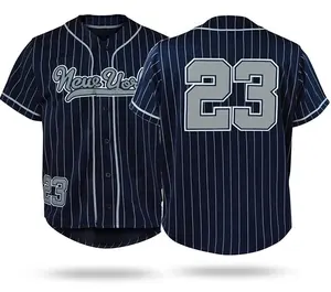 Wholesale Oem Sublimation Plain Blank Baseball Jersey T Shirt Custom Baseball Jerseys For Men