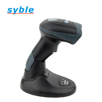 Escáner de Códigos 1D y 2D Syble XB-6221BT, Escáner de Códigos de Barras Inalámbrico CMOS, Lector de Códigos QR Portátil con Base