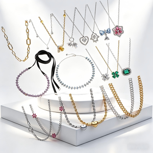 2026 925 Silber Zirkon Funkelnder Glücksbringer Rosa Blume Biene Fuchsschwanz-Kette Talisman Hochzeitsanhänger Halskette DIY Exquisit - Product Image 1