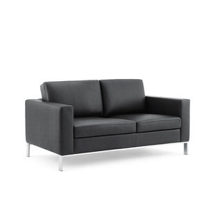 Conjunto de sofá de oficina moderno para recepción de área pública, marco de metal, sofá de oficina, diseño de sofá de cuero para oficina - Product Image 4