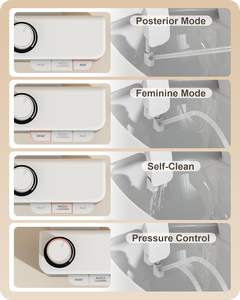 En gros Nouveau design Bidet intelligent à bouton-poussoir avec buse autonettoyante non amovible pour toilettes - Product Image 5