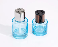 Bouteille en verre vide pour diffuseur de parfum de luxe, 100 ml, 120 ml, personnalisable, couleur sérigraphiée, pour voiture, maison, huiles essentielles, vente en gros