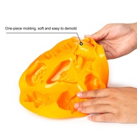 Accessoire de pâtisserie Halloween citrouille forme 7 cavité gâteau décoration cuisson Fondant Silicone gâteau moules