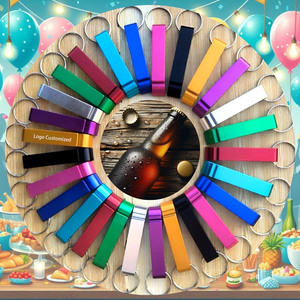 Tùy Chỉnh Rượu Vang Mở Chai Thép Không Gỉ Mở Chai Mở Chai Keychain - Product Image 5