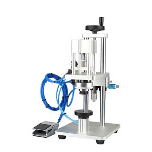 Semi Automatic Desktop Pneumatic Perfume Bottle Crimping Machine Vials <b>Sealer</b> Spray Glass Capper Gear Pump Essential Collar - Product Image 1