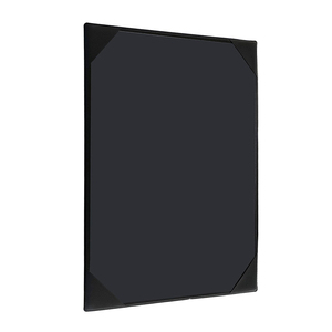 Biểu Tượng Tùy Chỉnh Da Sang Trọng A4 Khách Sạn Nhà Hàng Rượu Vang Thanh Thực Phẩm Màu Đen Cuốn Sách Menu Bao Gồm Chủ Với <span class=keywords><strong>PVC</strong></span> Góc - Product Image 4