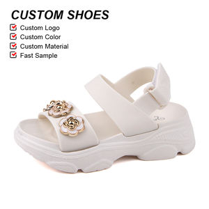 Sandali da spiaggia OLICOM personalizzabili con logo, alla moda, per bambine, casual, con punta aperta, traspiranti, antiscivolo, leggeri. - Product Image 4