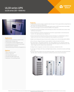 Vertiv Liebert UL33 40KVA 60KVA 80KVA 100KVA Sistema de Alimentación Ininterrumpida (UPS) Trifásico de Torre para Computadora/Redes - Product Image 3