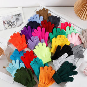 Gants magiques chauds pour enfants, 26 couleurs, gants en tricot extensibles d'hiver pour adolescents, garçons et filles - Product Image 2