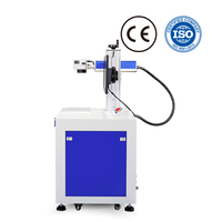 Machine de marquage laser à fibre 3D pour gravure en profondeur 50W 100W, pour surfaces courbes en acier, aluminium, pierre, plastique