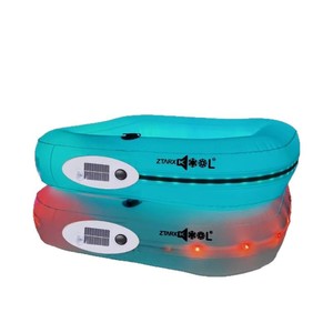 ZTARX ที่นอนเป่าลม LED พร้อมถังน้ำแข็งสำหรับสระว่ายน้ำ - Product Image 2